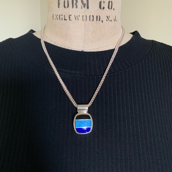 PAOLO ROMEO 925 STERLING SILVER MEXICO NECKLACE - Picture 5 of 13